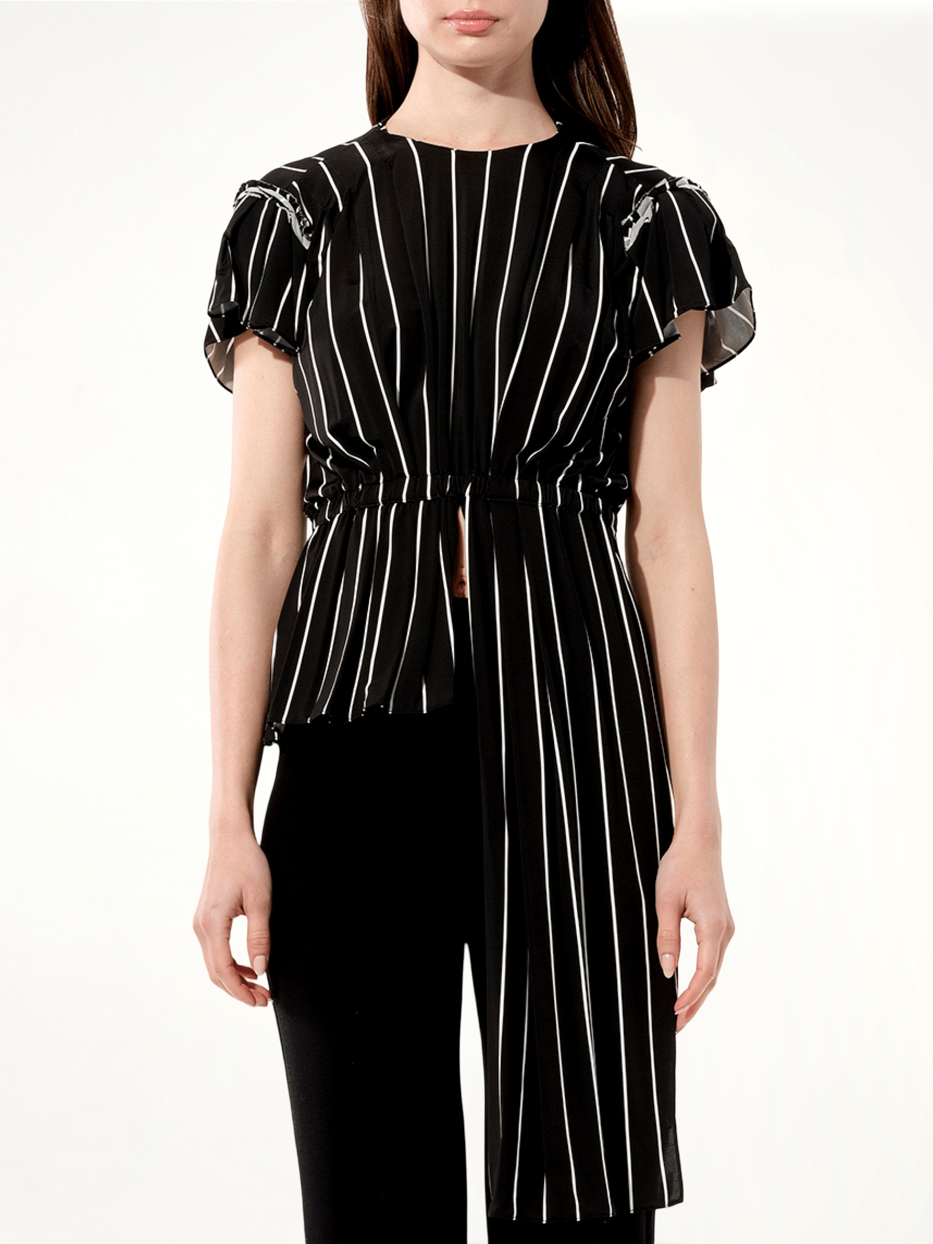 Tablier Top in Black