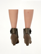 Halfboot Leather in Mix Top View | BALENCIAGA