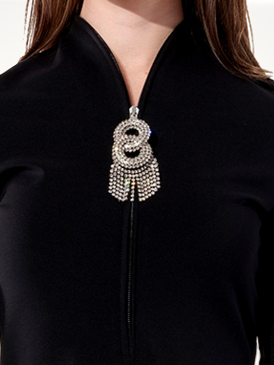 Bijou Skater Dress in Black