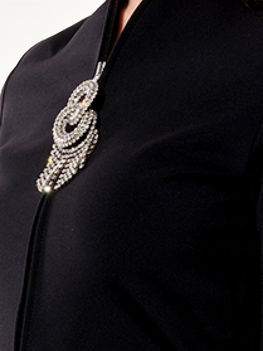 Bijou Skater Dress in Black