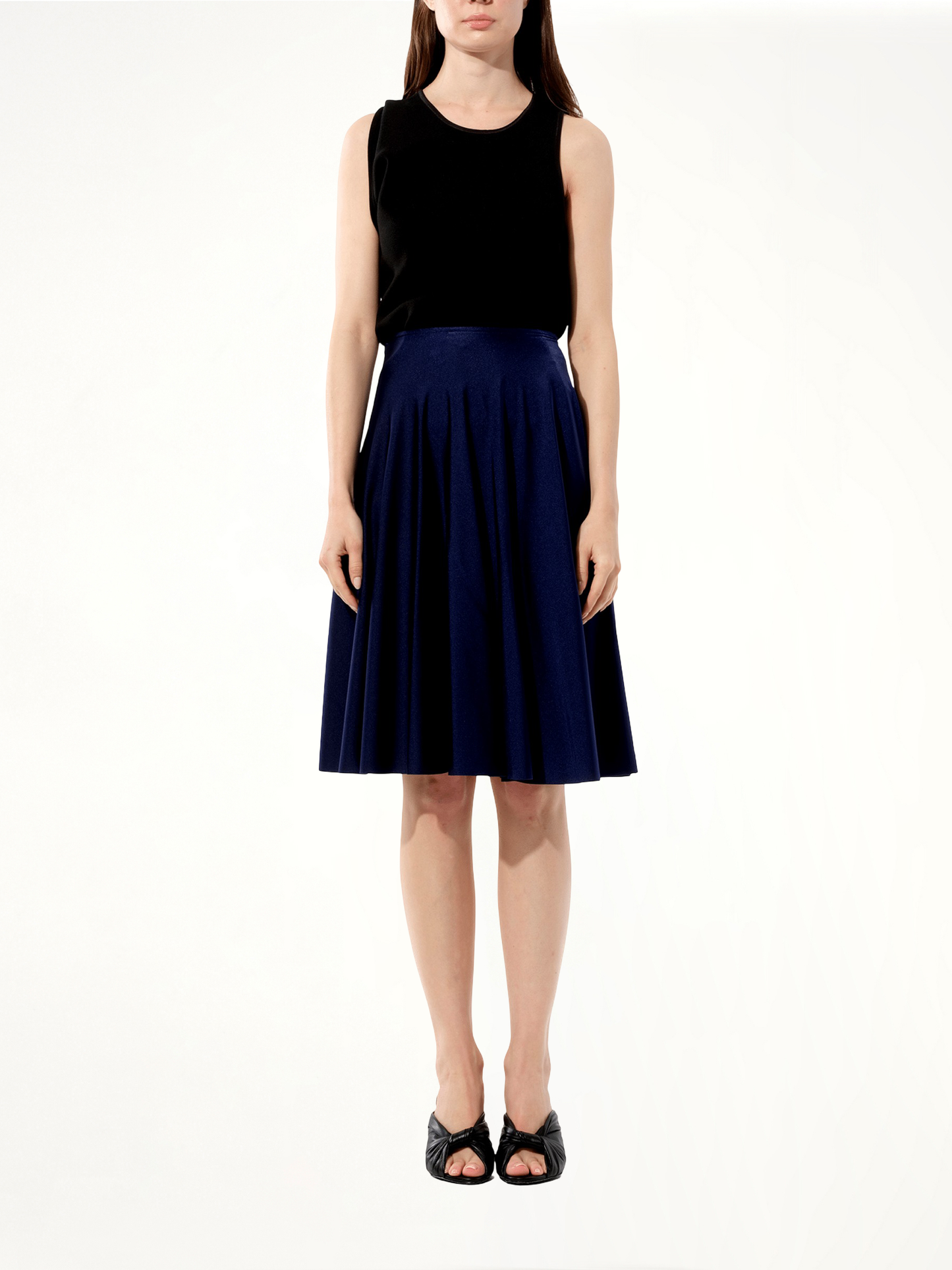 Spandex Skirt in Navy