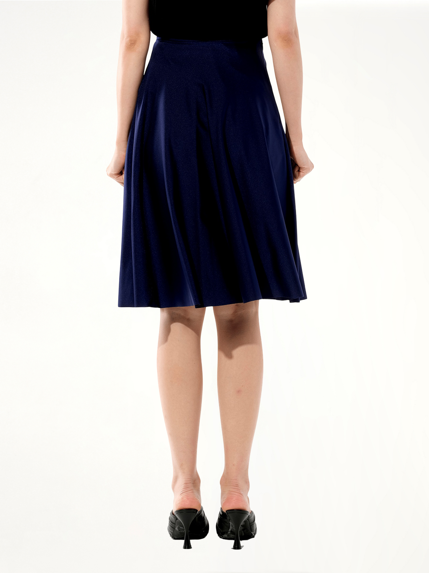 Spandex Skirt in Navy