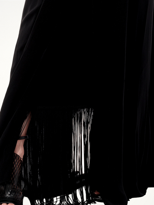 Crepe Dress in Black