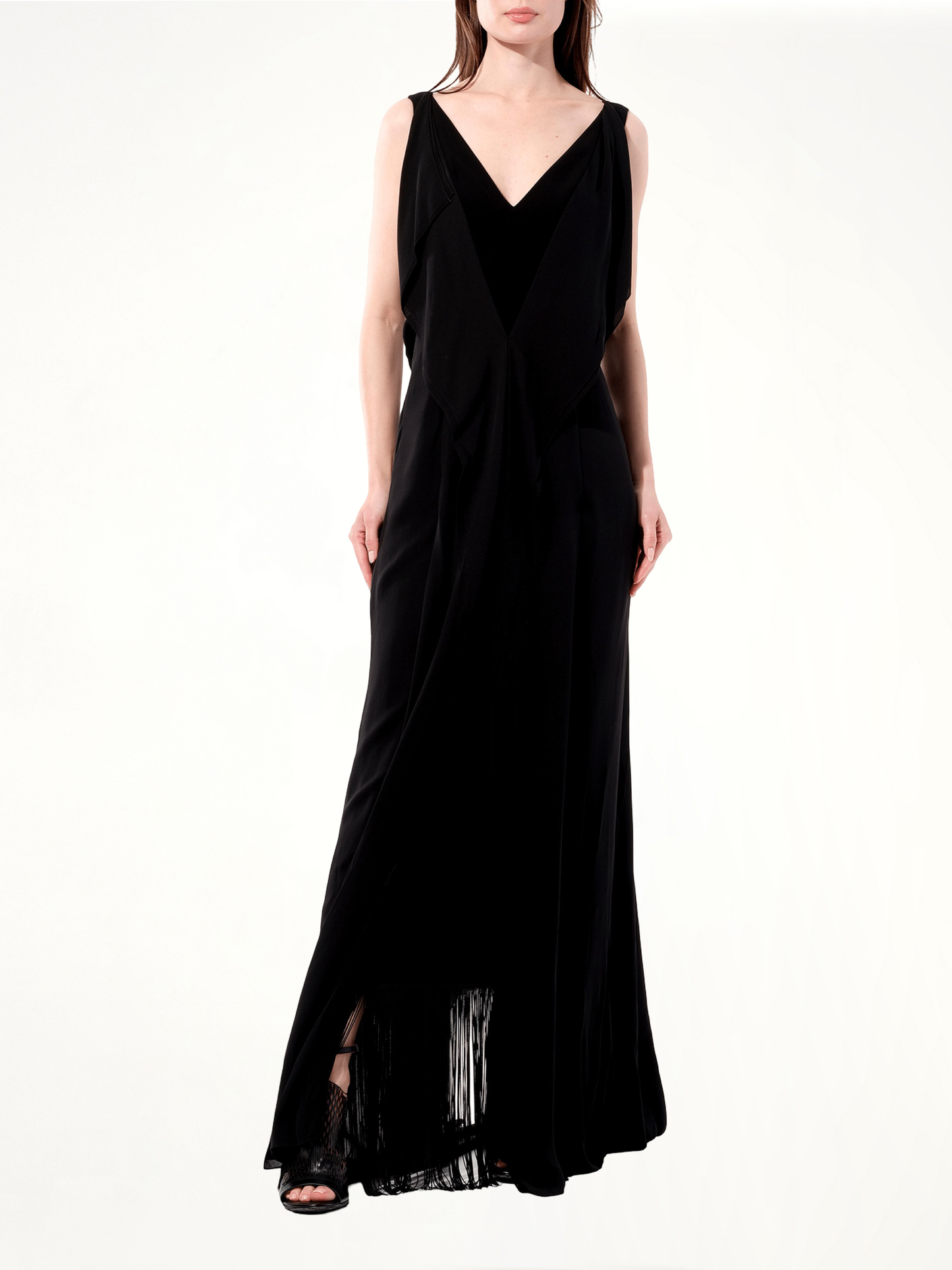 Crepe Dress in Black