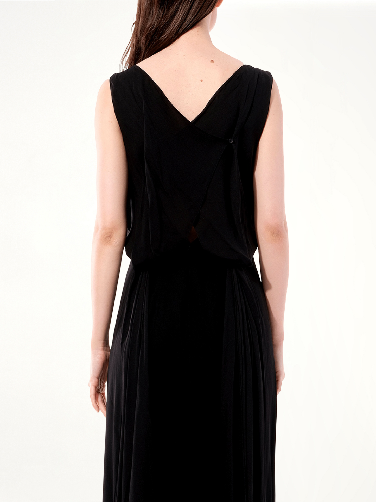 Crepe Dress in Black