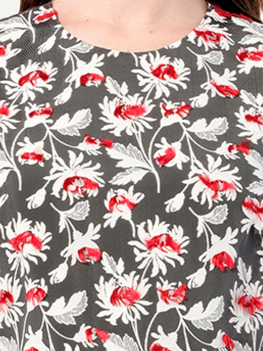 Jacquard Dress in Multicolor