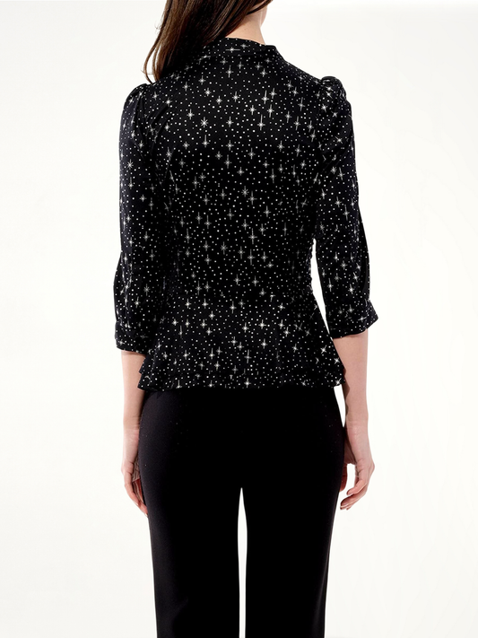 Etoile Top in Black