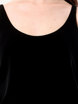 Crepe Dress in Black