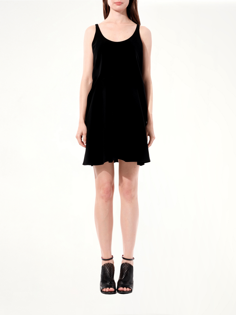 Crepe Dress in Black
