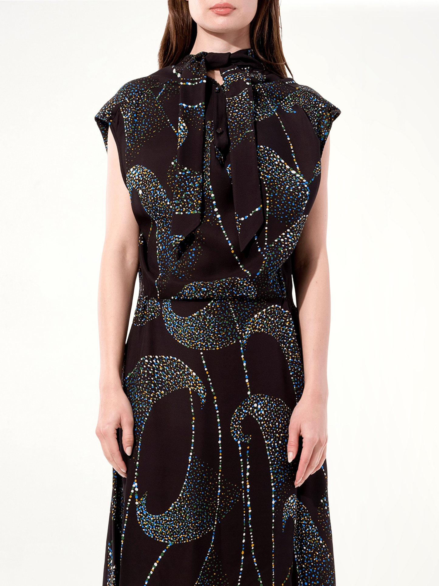 Crepe Dress in Black