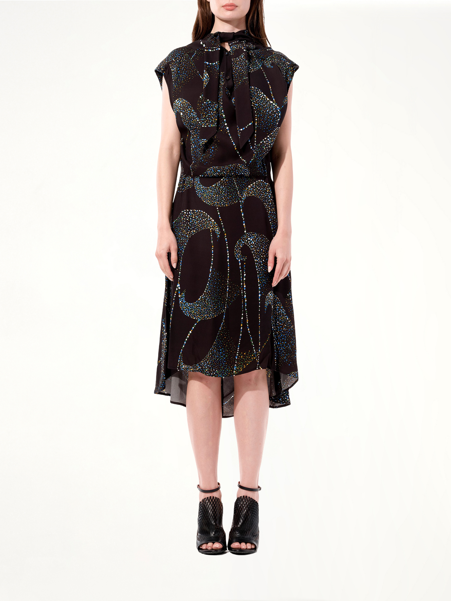 Crepe Dress in Black