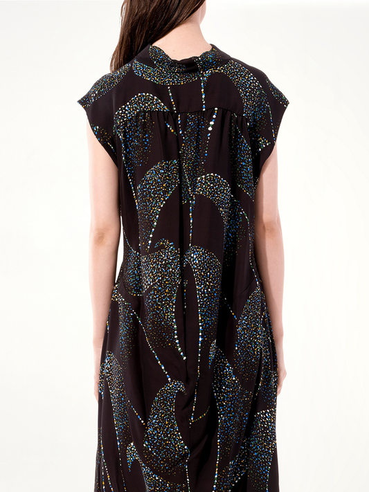 Crepe Dress in Black