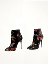 Leather Boots in Multicolor Back View | BALENCIAGA