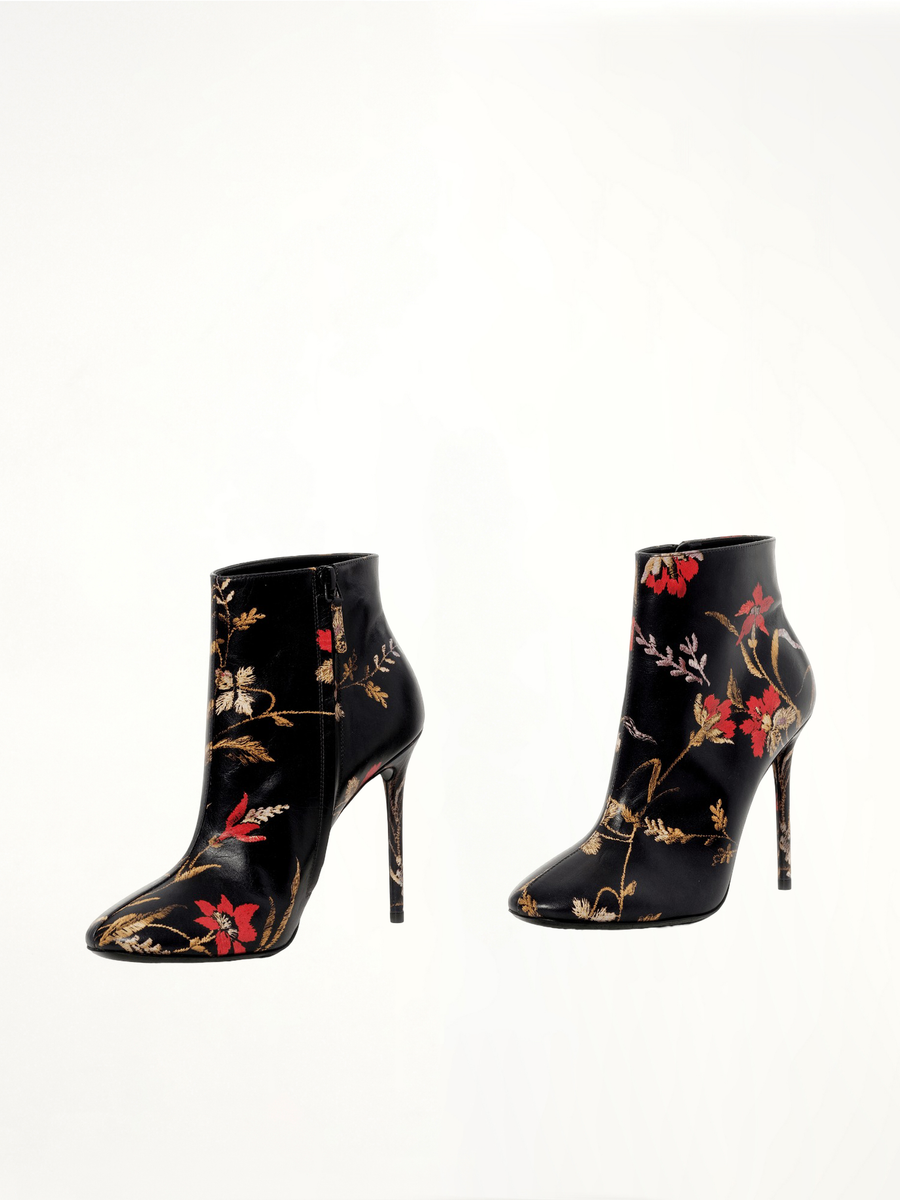 Leather Boots in Multicolor Back View | BALENCIAGA