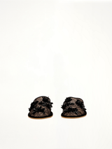 Scarpa D.Fleurs Shoes in Black Front View | BALENCIAGA