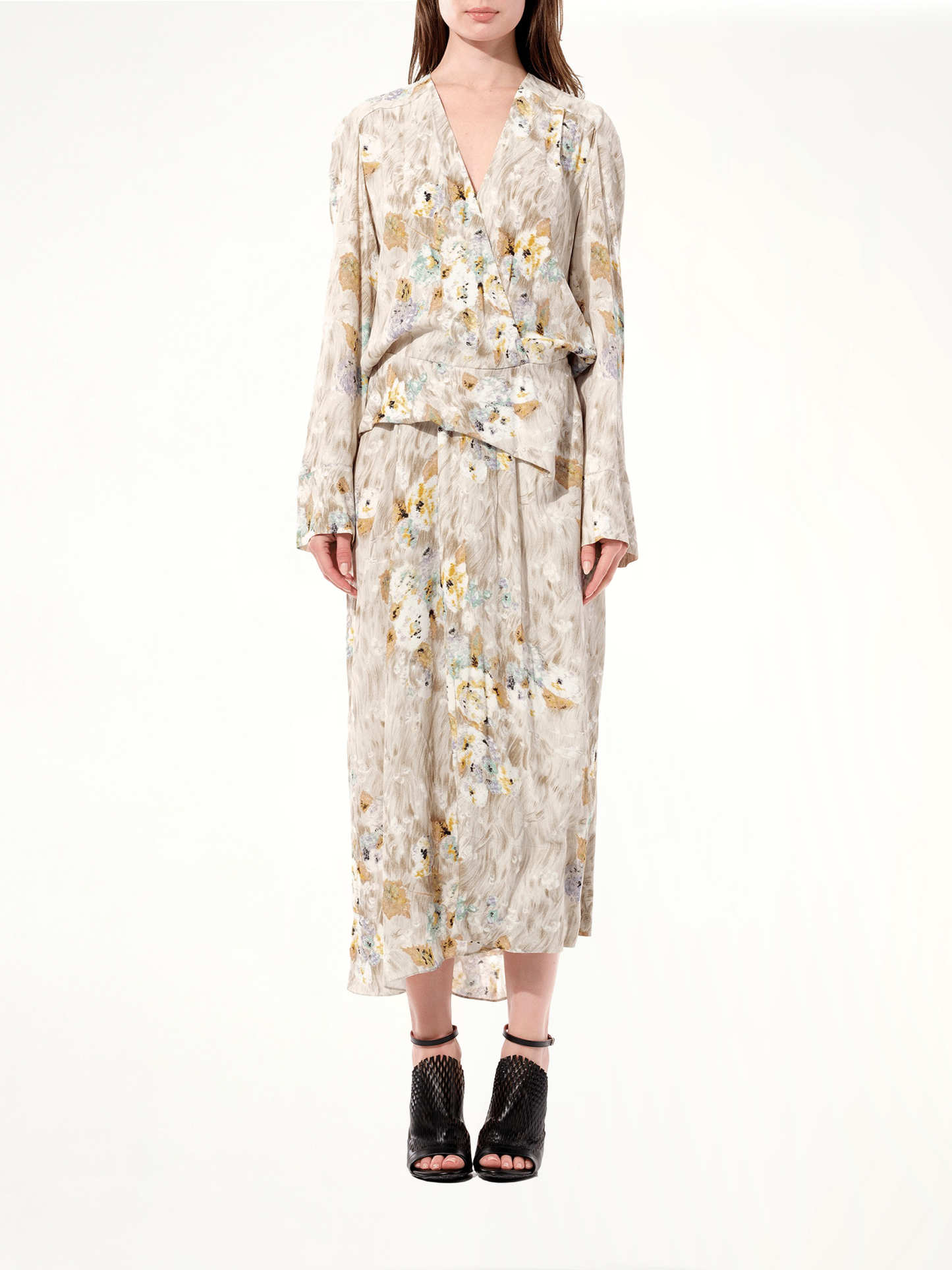 Aquarelle Dress in Multicolor