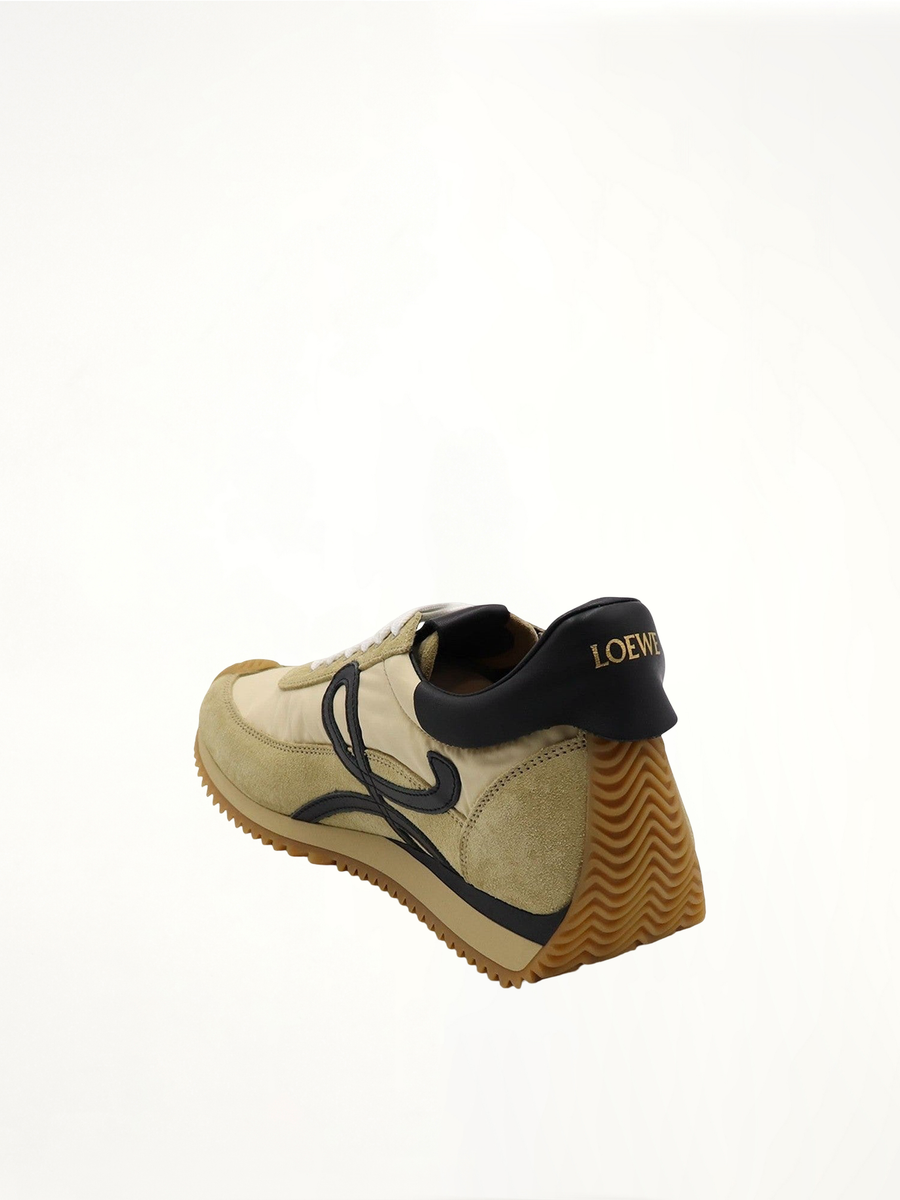 Flow Runner Sneaker in Gold Back View | LOEWE