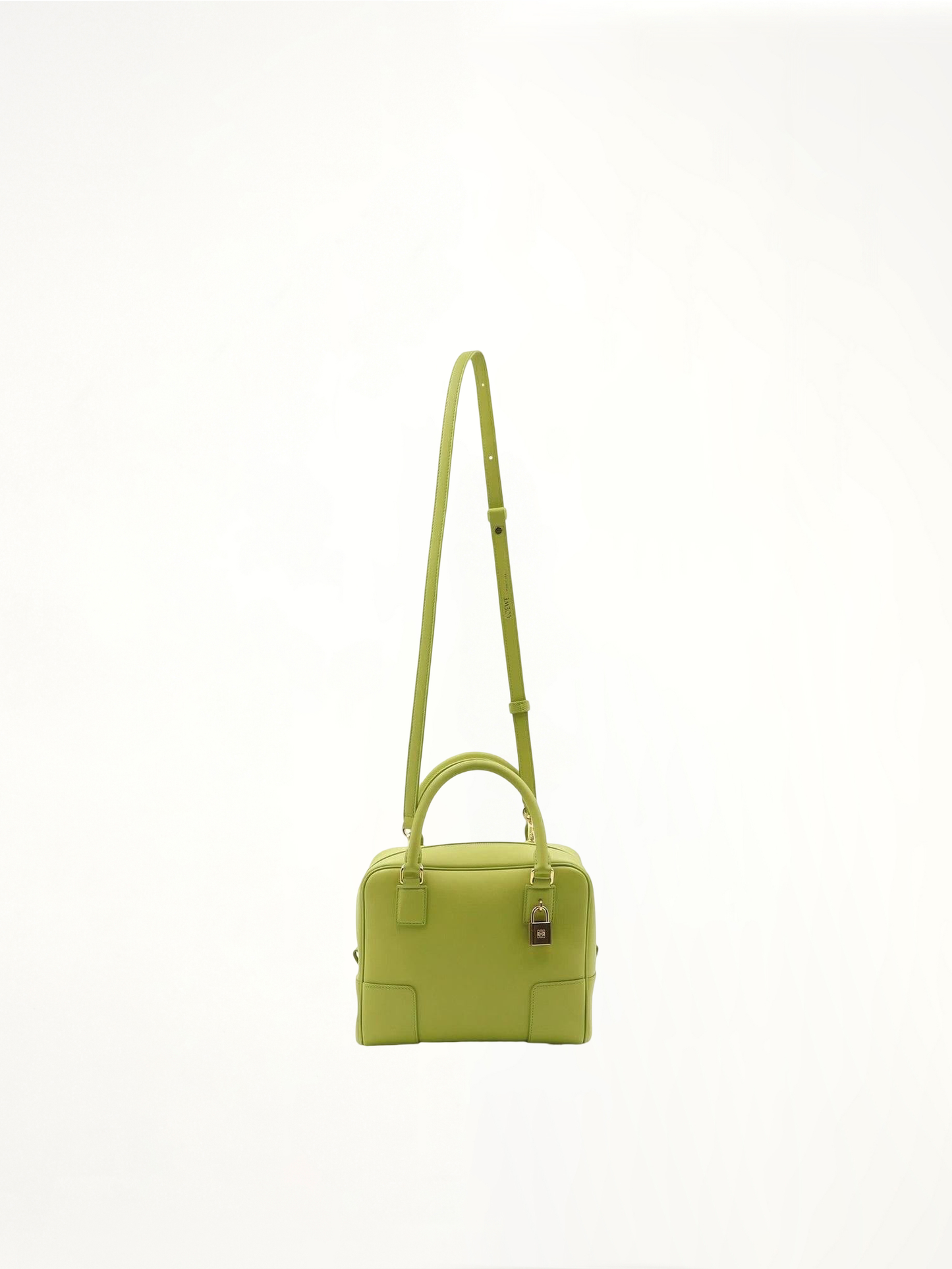 Amazona 19 Bag in Nappa Calfskin in Lime Yellow