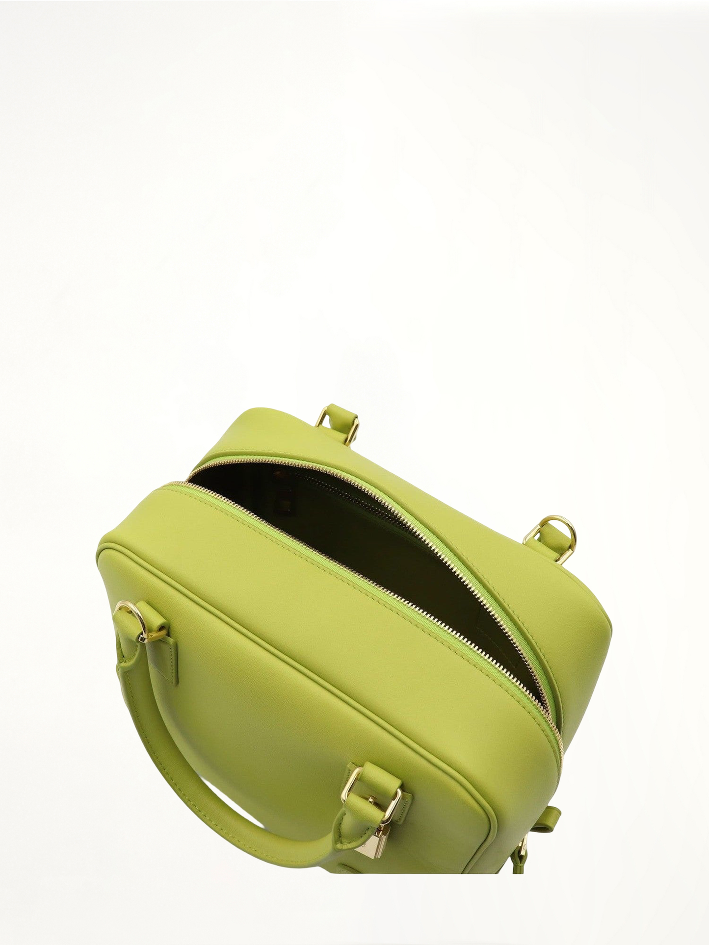 Amazona 19 Bag in Nappa Calfskin in Lime Yellow
