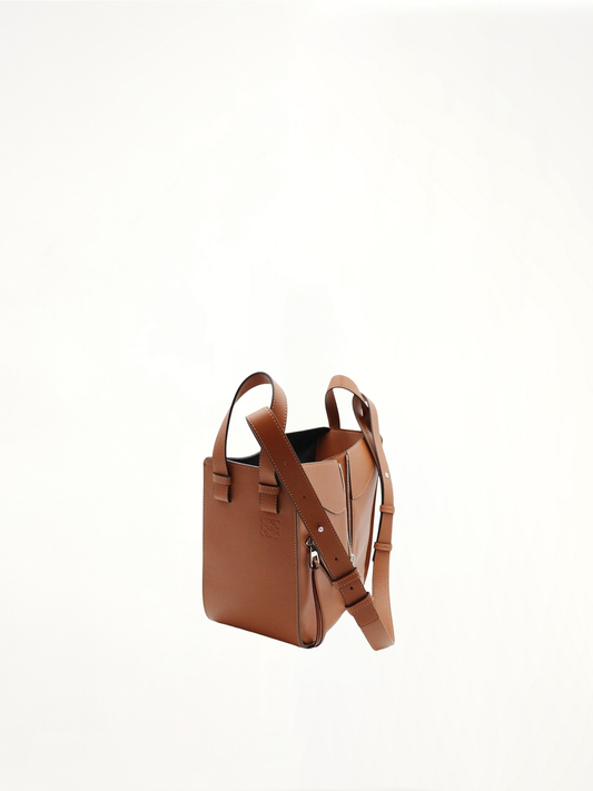 Small Hammock Bag in Classic Calfskin in Tan