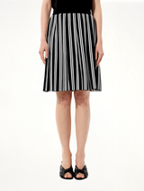 Graph Skirt in Black/White