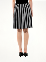Graph Skirt in Black/White