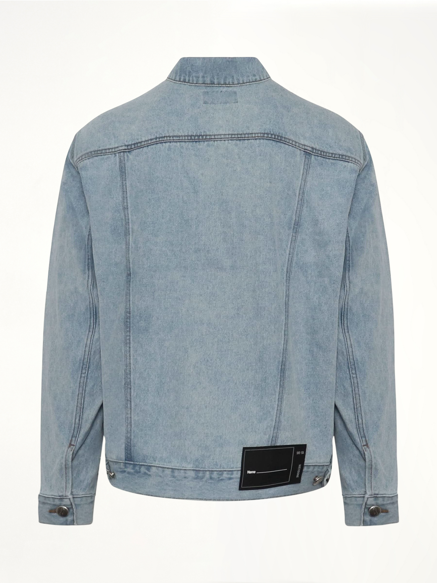 Oversized Denim Jacket in Ice