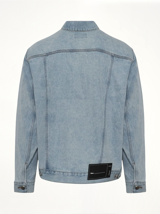 Oversized Denim Jacket in Ice