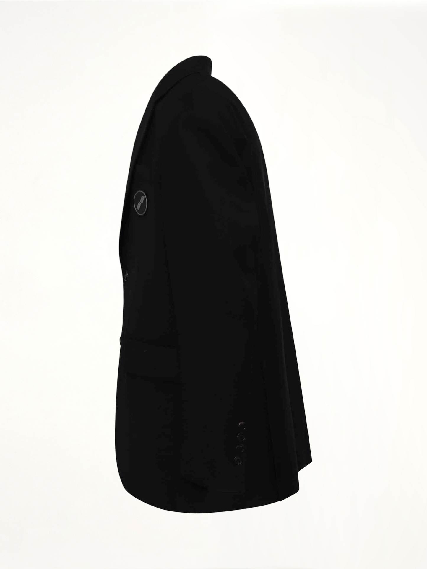 Oversized Suit Logo Blazer in Black
