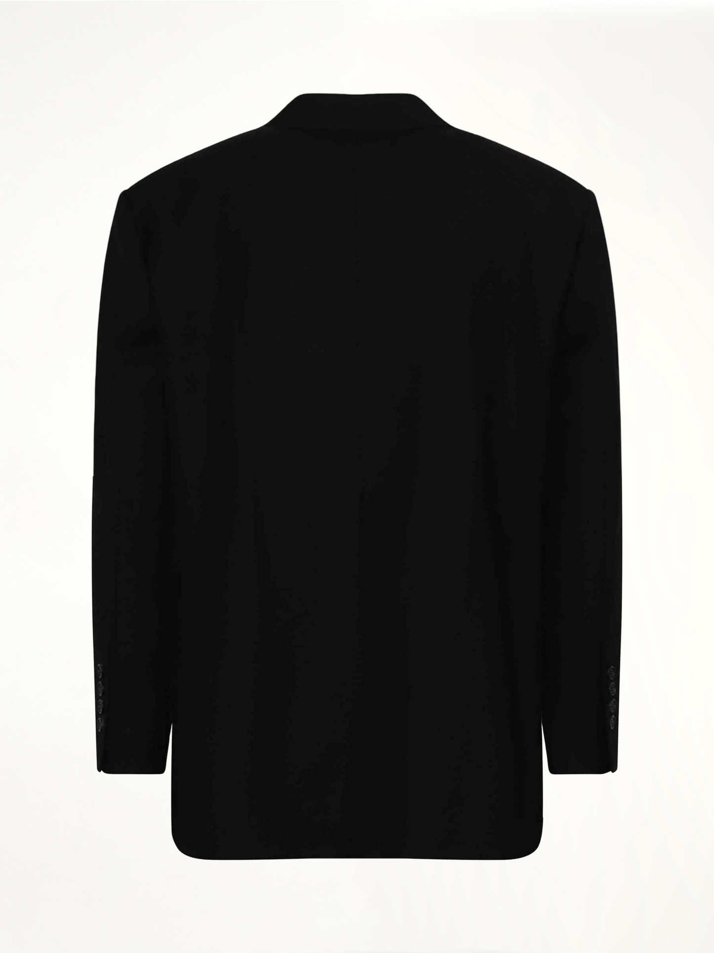 Oversized Suit Logo Blazer in Black