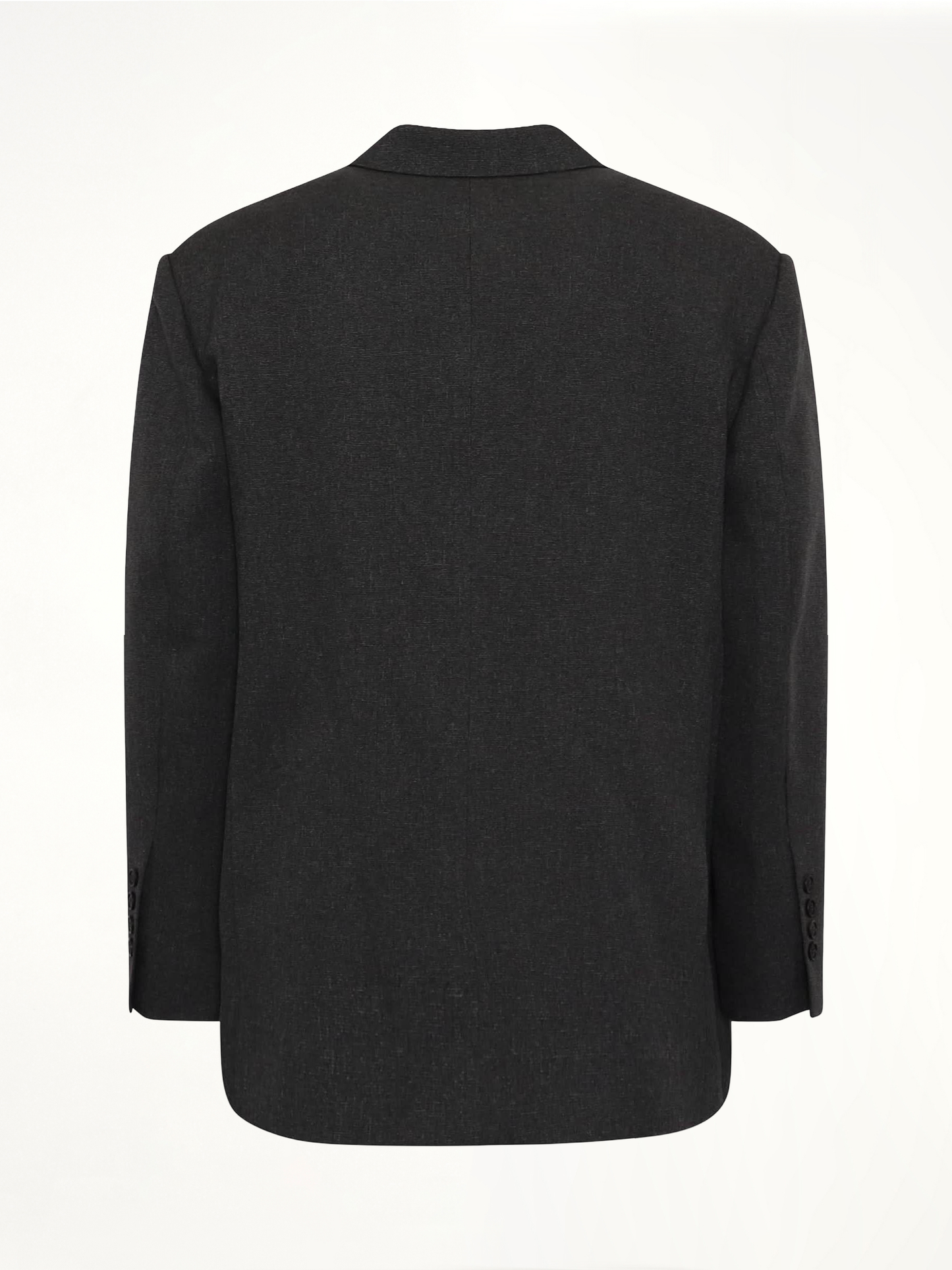 Oversized Suit Logo Blazer in Charcoal