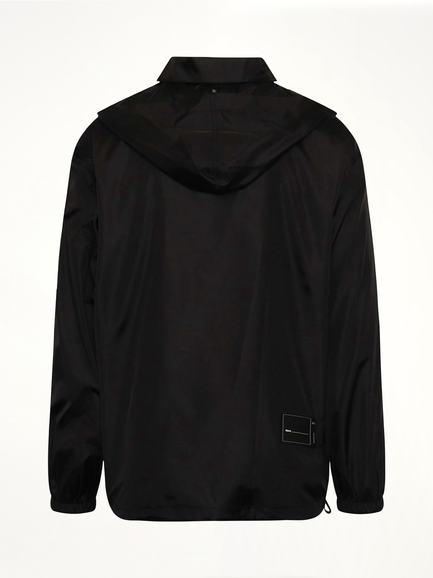 Logo Windbreaker Jacket in Black