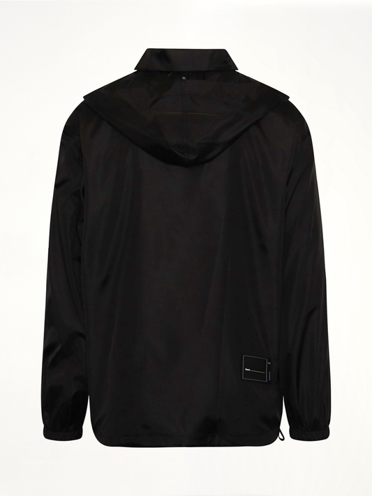 Logo Windbreaker Jacket in Black
