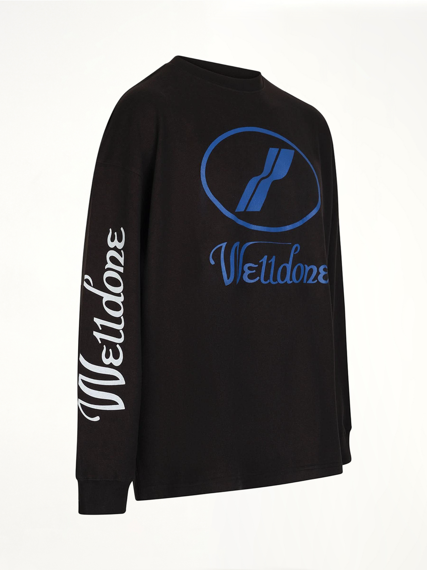 Logo Oversizes Sweatshirt in Black