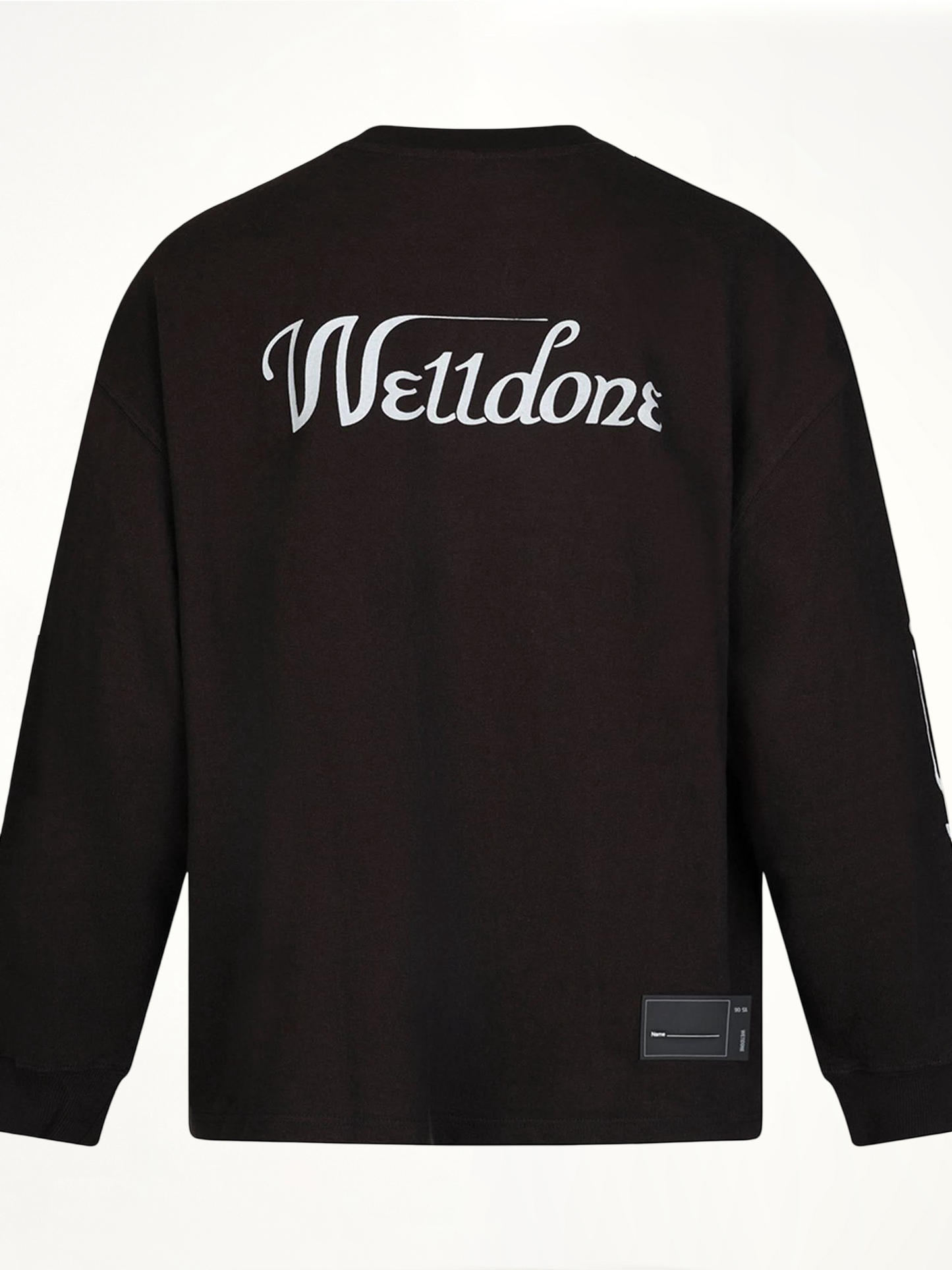 Logo Oversizes Sweatshirt in Black