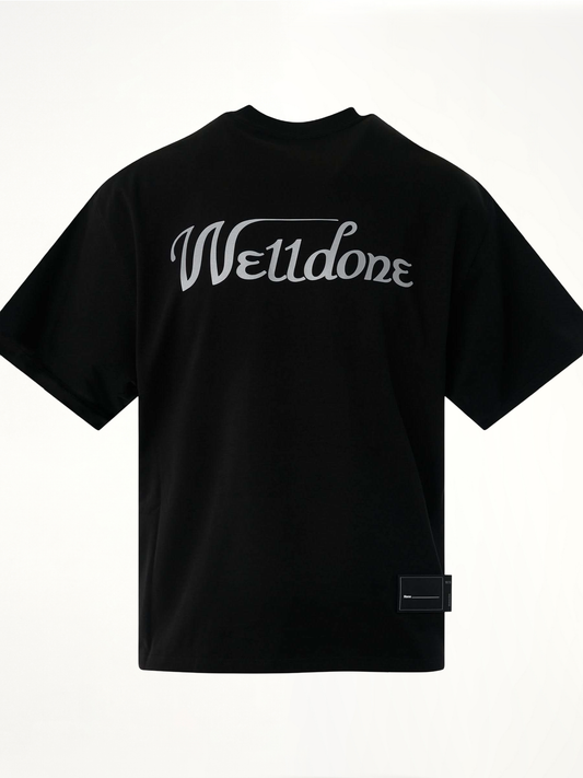 We11done Classic Logo T-Shirt in Black