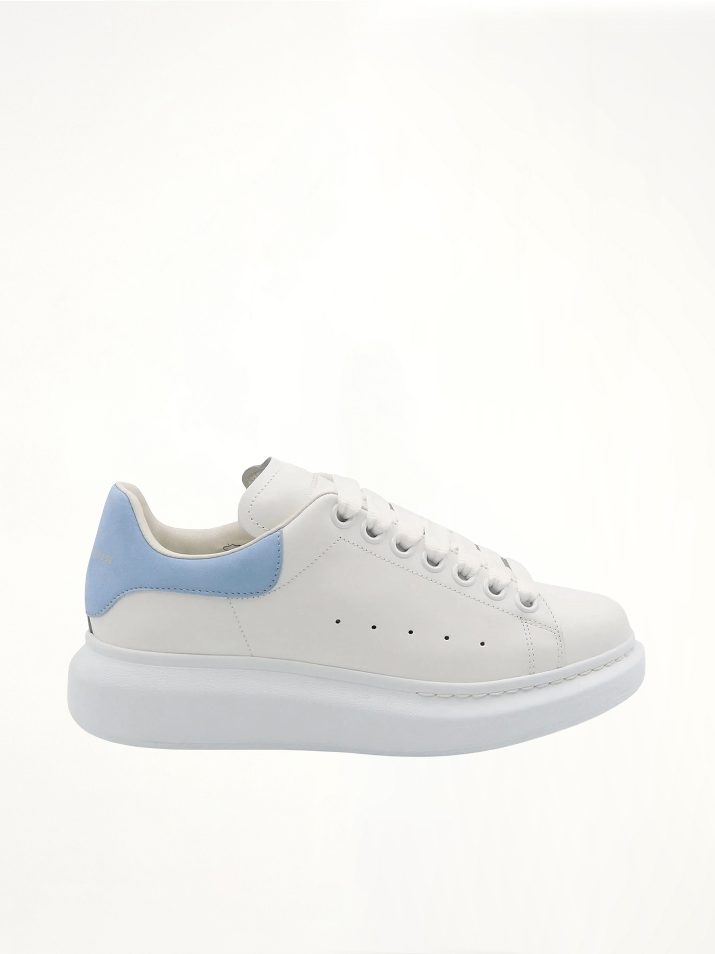 Larry Oversized Sneaker in White/Powder Blue