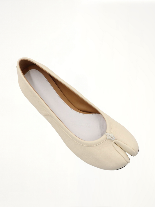 Tabi Ballerina Shoes in White