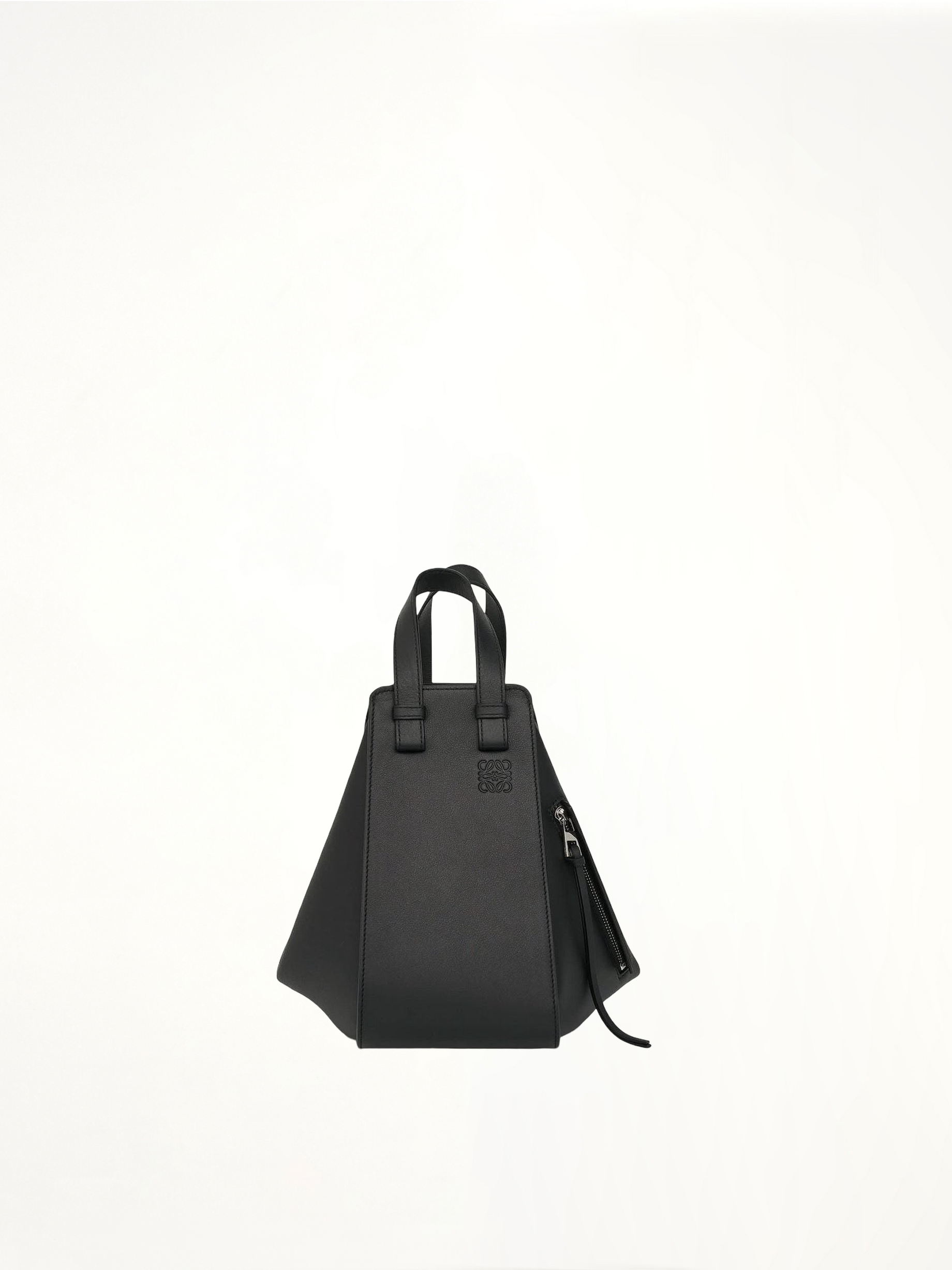 Small Hammock Bag in Classic Calfskin in Black