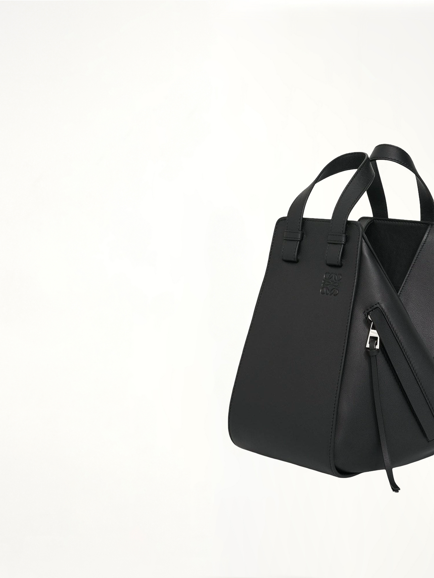 Small Hammock Bag in Classic Calfskin in Black