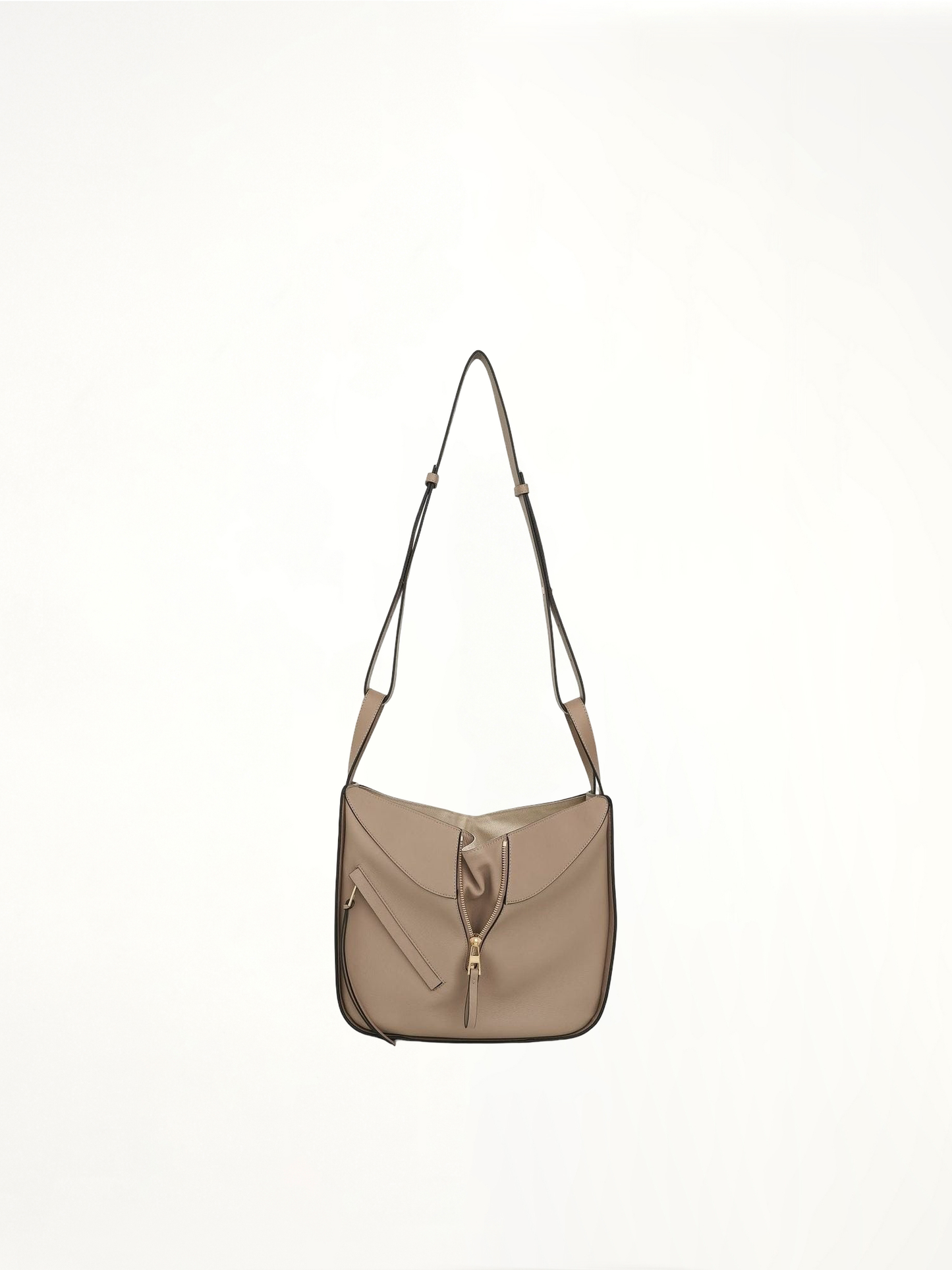 Small Hammock Bag in Classic Calfskin in Sand