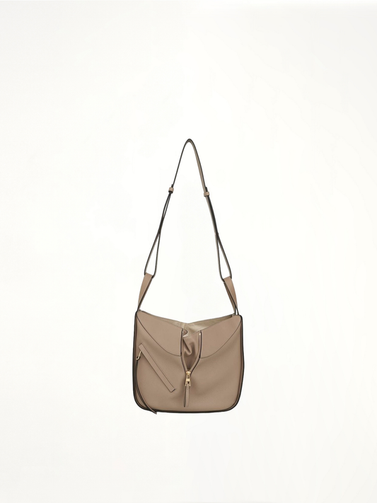 Small Hammock Bag in Classic Calfskin in Sand
