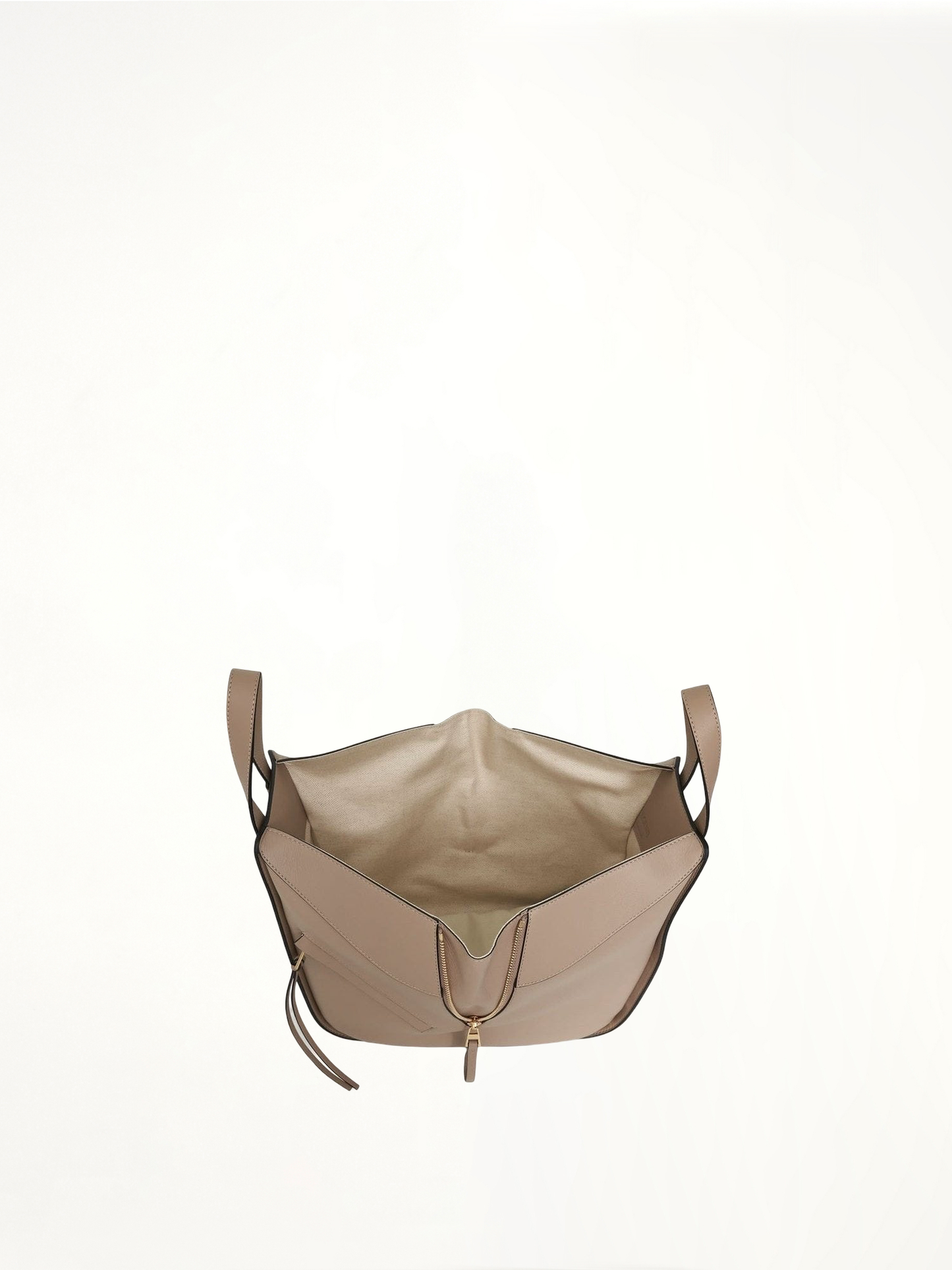 Small Hammock Bag in Classic Calfskin in Sand