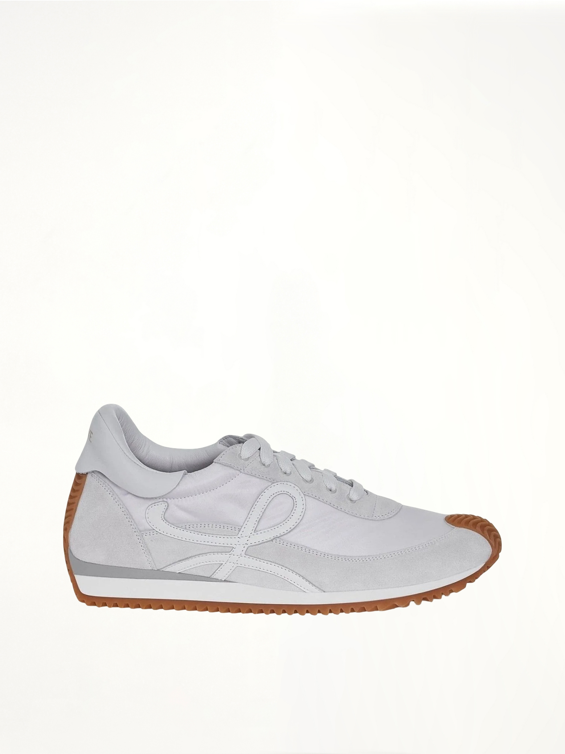 Loewe Flow Runner Sneaker in White Side View | LOEWE