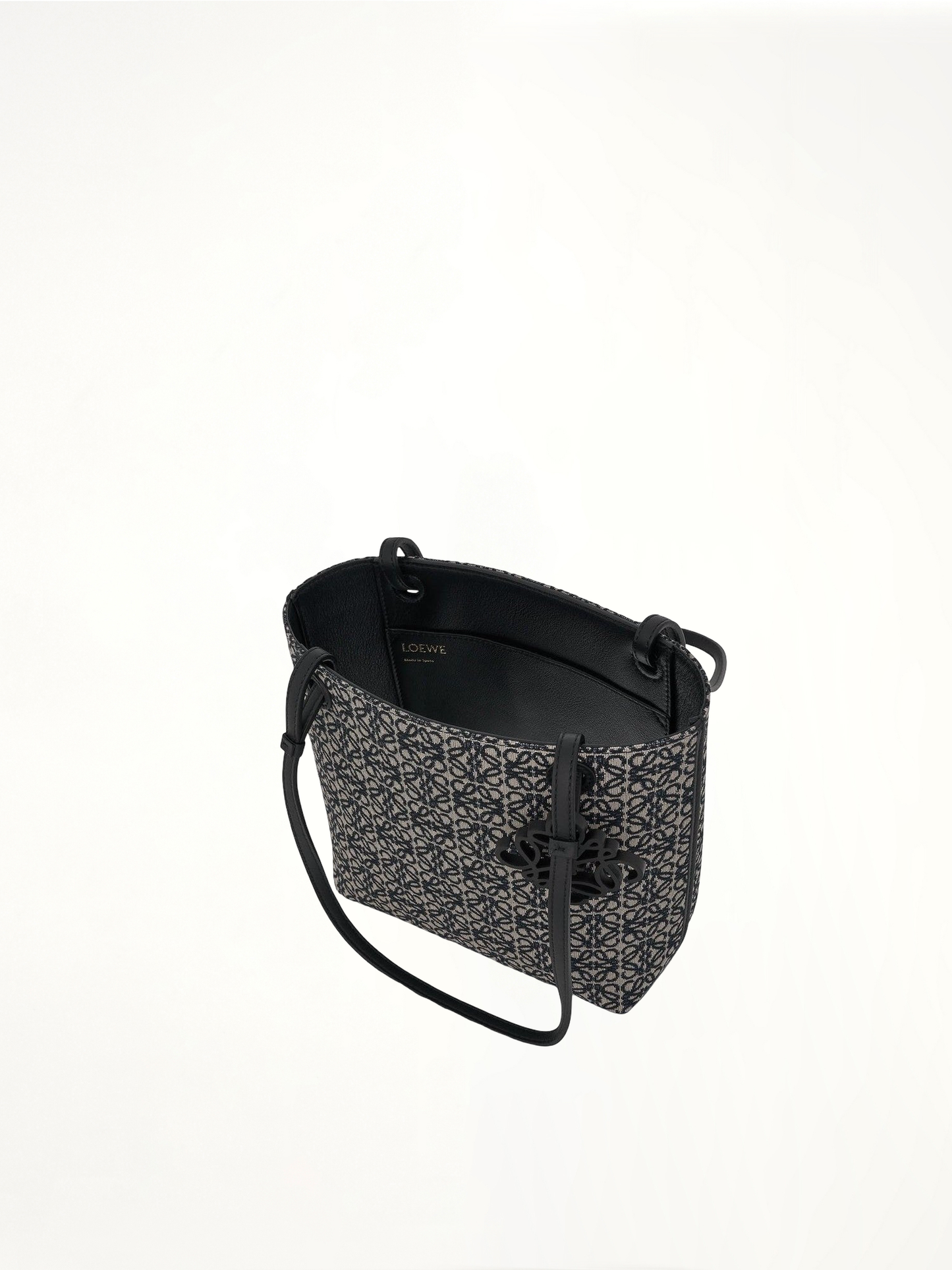 Square Tote Bag Anagram in Navy