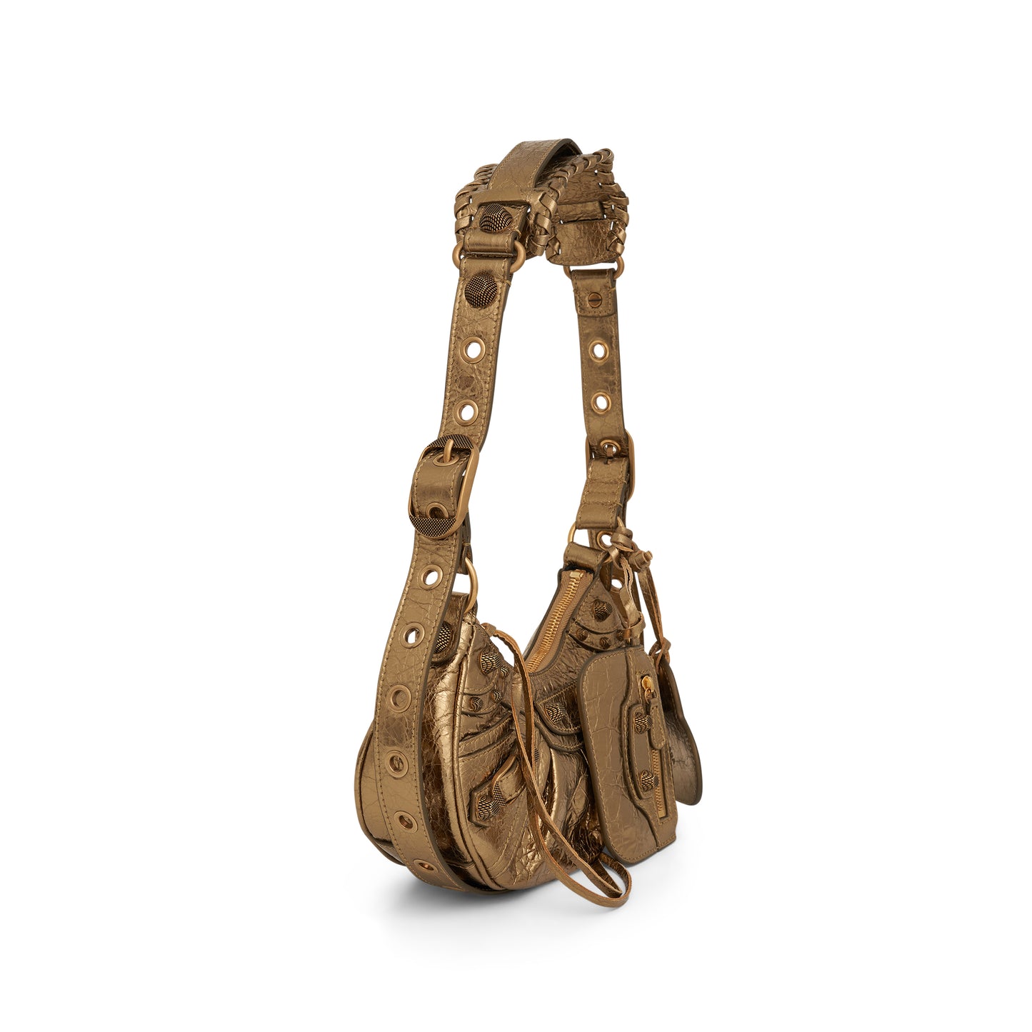 Le Cagole XS Shoulder Bag in Gold