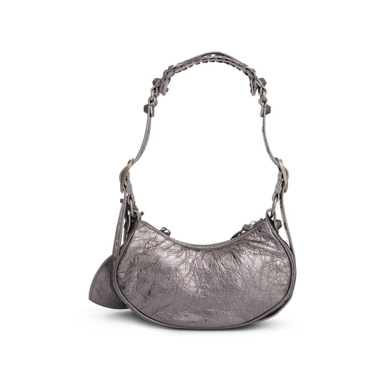 Le Cagole Shoulder Bag XS in Silver