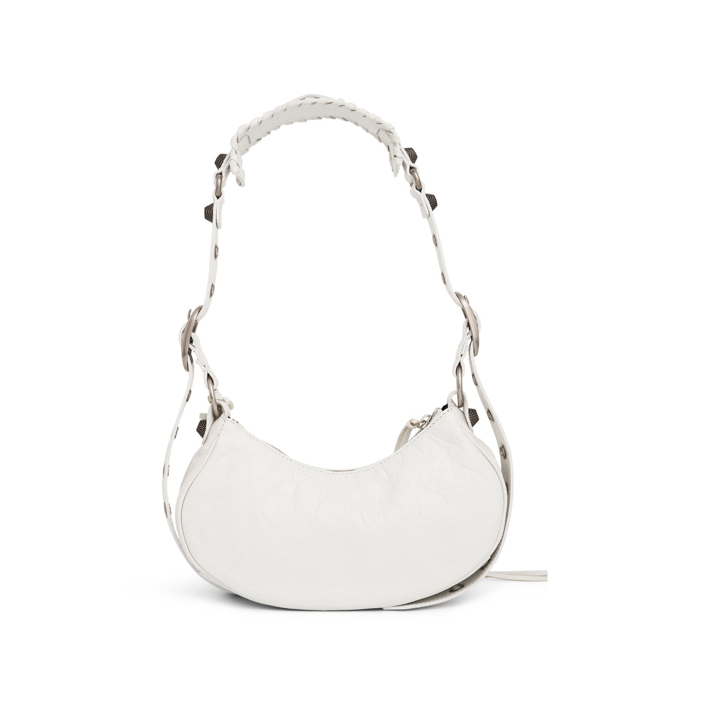 Le Cagole Shoulder Bag XS in Optic White