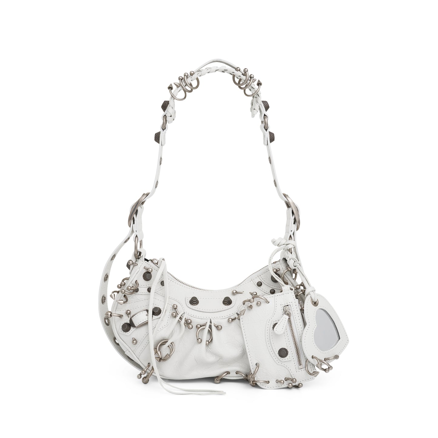 Le Cagole XS Shoulder Bag In Optic White