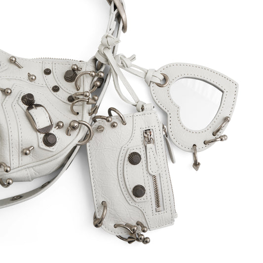 Le Cagole XS Shoulder Bag In Optic White